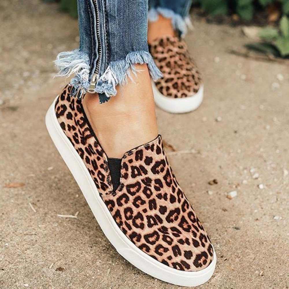 Brand New Leopard Slip Ons - Picture 4 of 4
